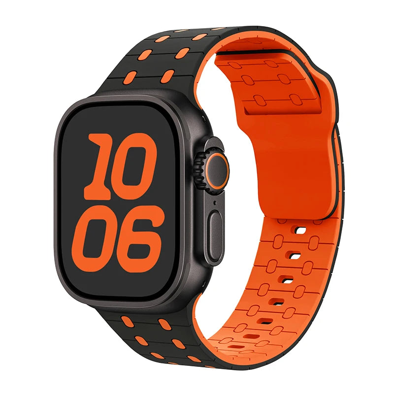 Silicone band For Apple Watch band 45mm 41mm 44mm 49mm 40mm 38mm 42mm 46mm band correa Apple Watch Series 10 9 8 7 6 5 3 SE Ultra