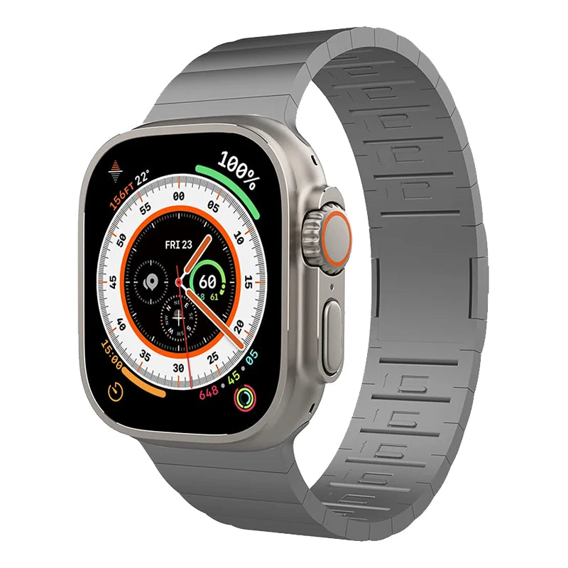 Stainless Steel band for Apple Watch Ultra band 49mm 45mm 41mm 44mm 40mm Magnetic Buckle band for Apple Watch Series 8 7 6 SE 5