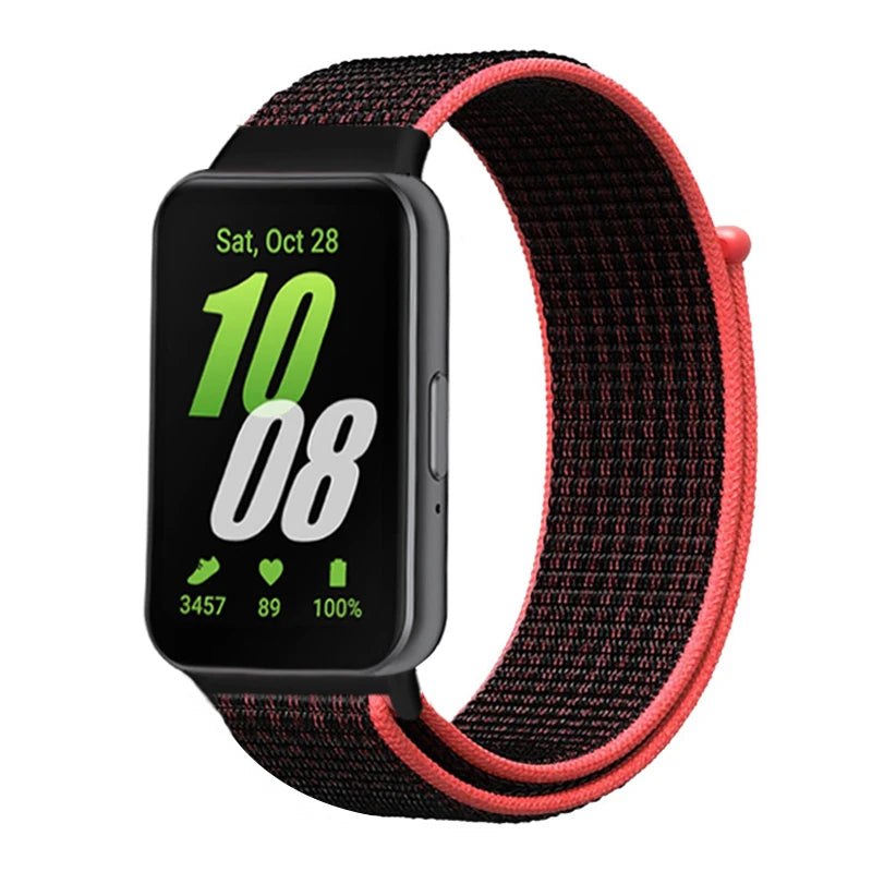 Sport Nylon Loop for Samsung Galaxy Fit 3 strap Accessories Breathable Adjustable Replacement correa bracelet galaxy fit3 band