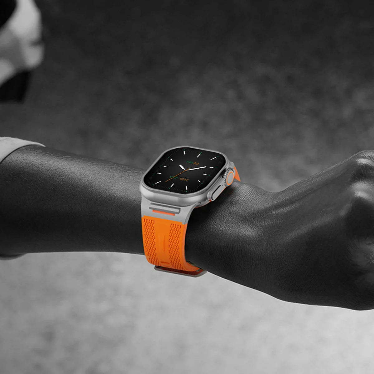 Men's sport band suitable for Apple Watch S11 10 46mm Ultra 3 49mm 45mm 44mm 40mm 38mm silicone band suitable for Apple Watch 987SE6453