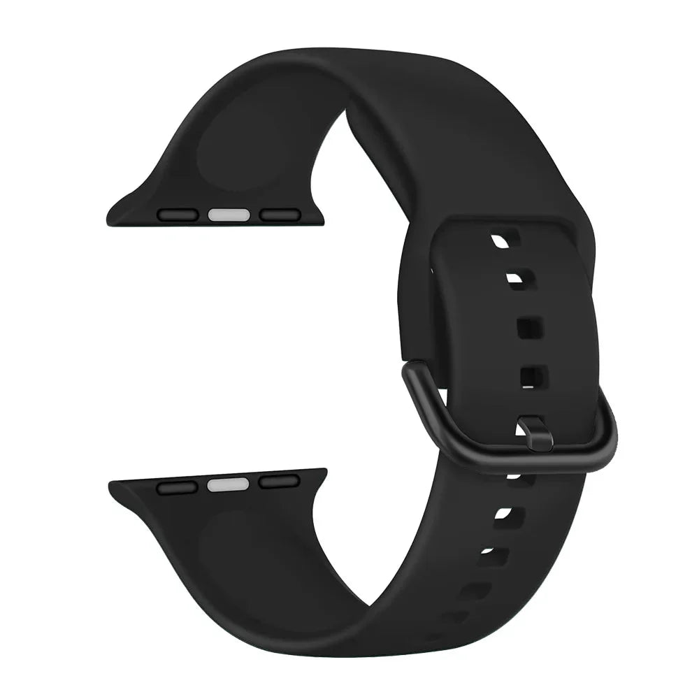 Silicone band For Apple Watch band 11 10 9 8 7 46mm 42mm 45mm 41mm Ultra 3 49mm sport band Apple Watch 6 5 4 SE 44mm 40mm Belt