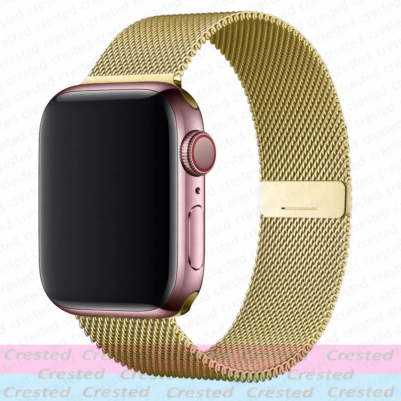 Magnetic band For Apple Watch band 44mm 40mm 45mm 46mm 49mm 42mm 41mm 38mm belt band Apple Watch Series 10 9 3 6 7 8 SE Ultra 2