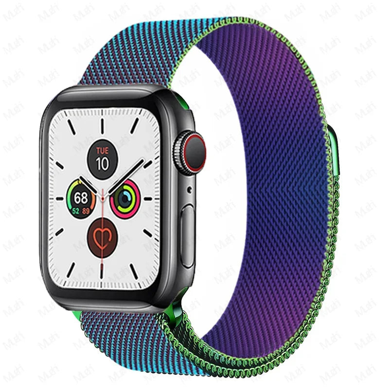 Milanese Loop for Apple Watch band 44mm 40mm 45mm 41mm 42mm 38mm 44mm band Ultra 2 49mm metal band Apple Watch Series 9 8 7 6 SE 5 4 3