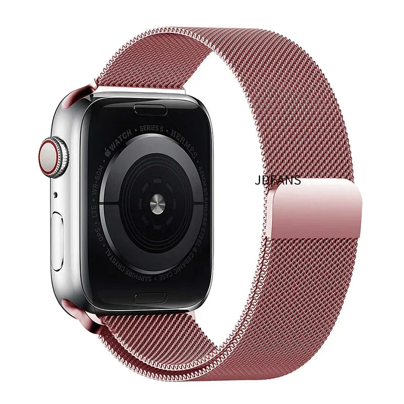Milanese Loop for Apple Watch band 10 46mm 45mm 44mm 40mm 41mm 42mm 38mm 44mm band Ultra 2 49mm Apple Watch Series 9 8 7 6 SE 5 4 3