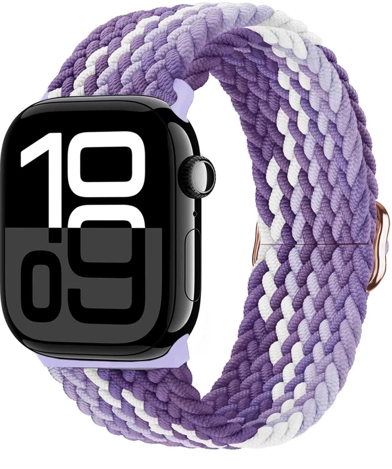 Braided Nylon band For Apple Watch Ultra 49mm 46mm 45mm 44mm 42mm 41mm 40mm Elastic band Apple Watch 11 10 9 8 7 SE 4 5 6 Belt