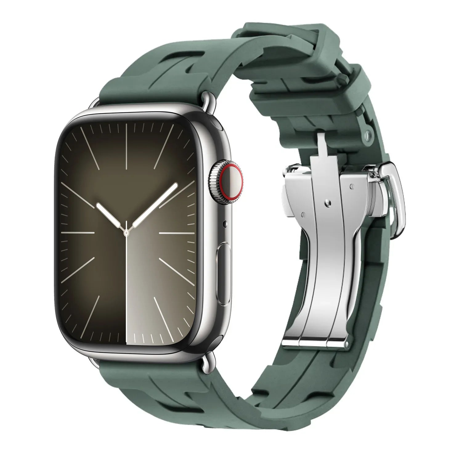 Kilim Single Tour band For Apple Watch band 45mm 44mm 41mm 38mm Folding Buckle Silicone band Apple Watch 10 46mm 42mm Ultra 2 49mm