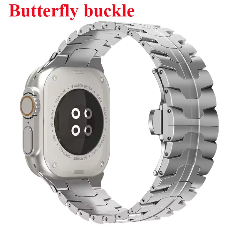 Stainless Steel band For Apple Watch Series 11 10 9 8 SE 3 46mm 45mm 42mm 44mm metal band For Apple Watch Ultra 3 2 1 49mm