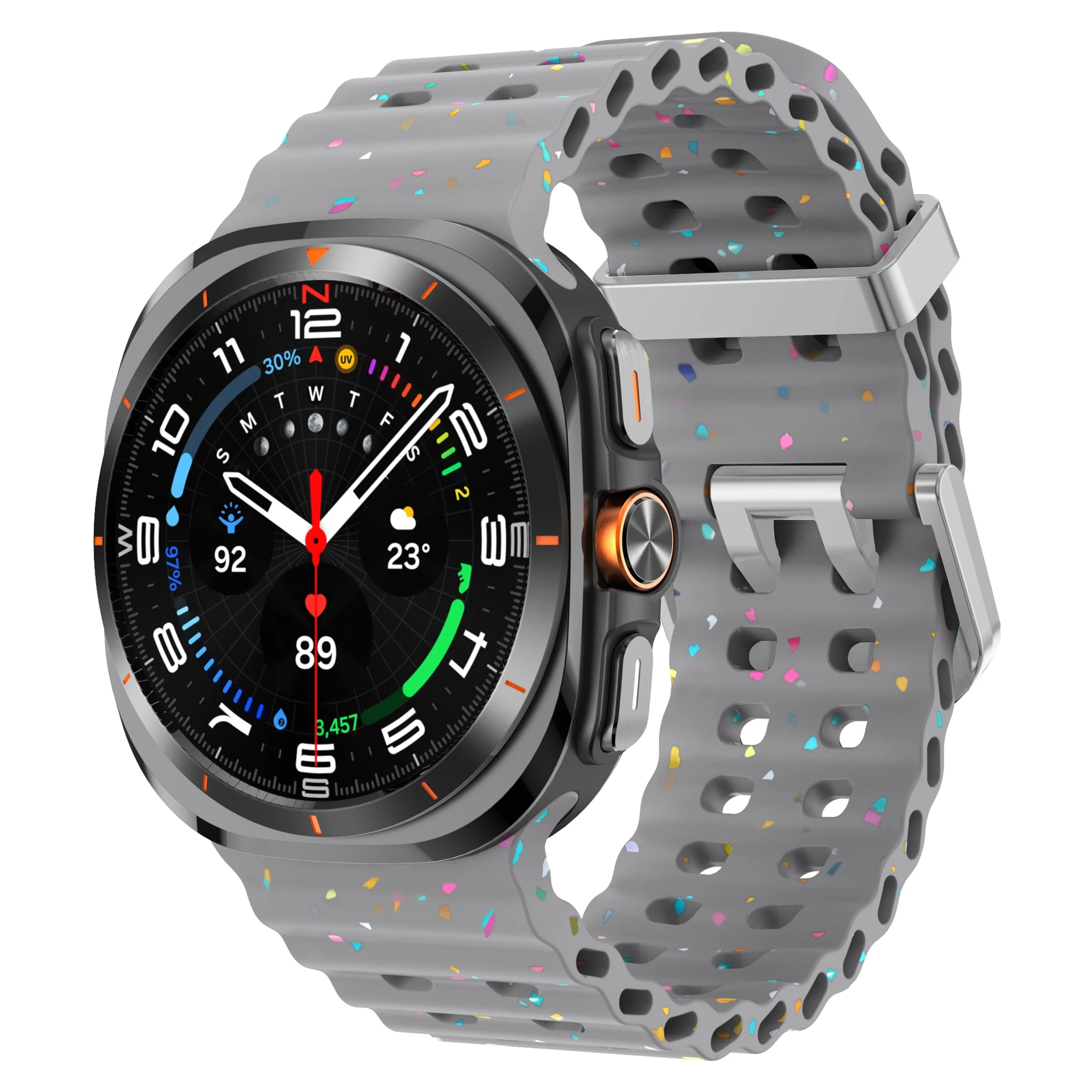 Silicone Breathable Strap For Samsung Galaxy Watch Ultra 47mm Marine Wristband Bracelet Galaxy Watch Ultra(2025) 47mm Watchband