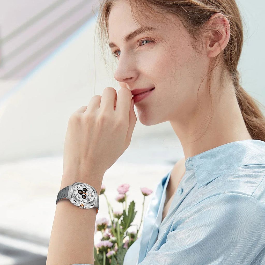 Galaxy Watch Ultra Strap Magnetic Bracelet Wristband For Samsung Galaxy Watch 7 47mm Silicone Watchband Accessories ﻿