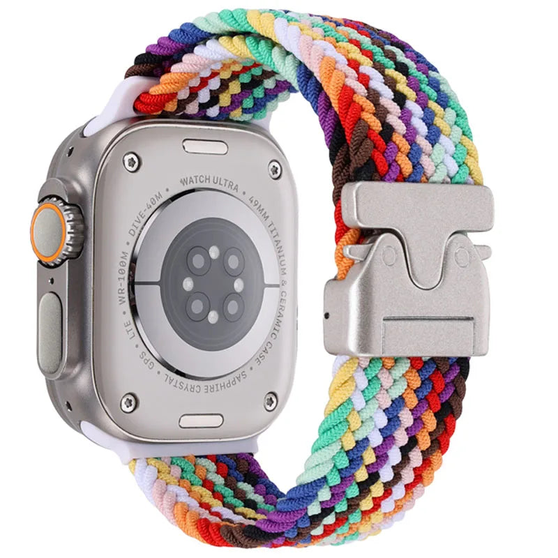 Parachute Braided band For Apple Watch Ultra 3 2 band 49mm 46mm 45mm 42mm 44mm 41mm Nylon band Apple Watch 11 10 9 8 7 6 SE Belt