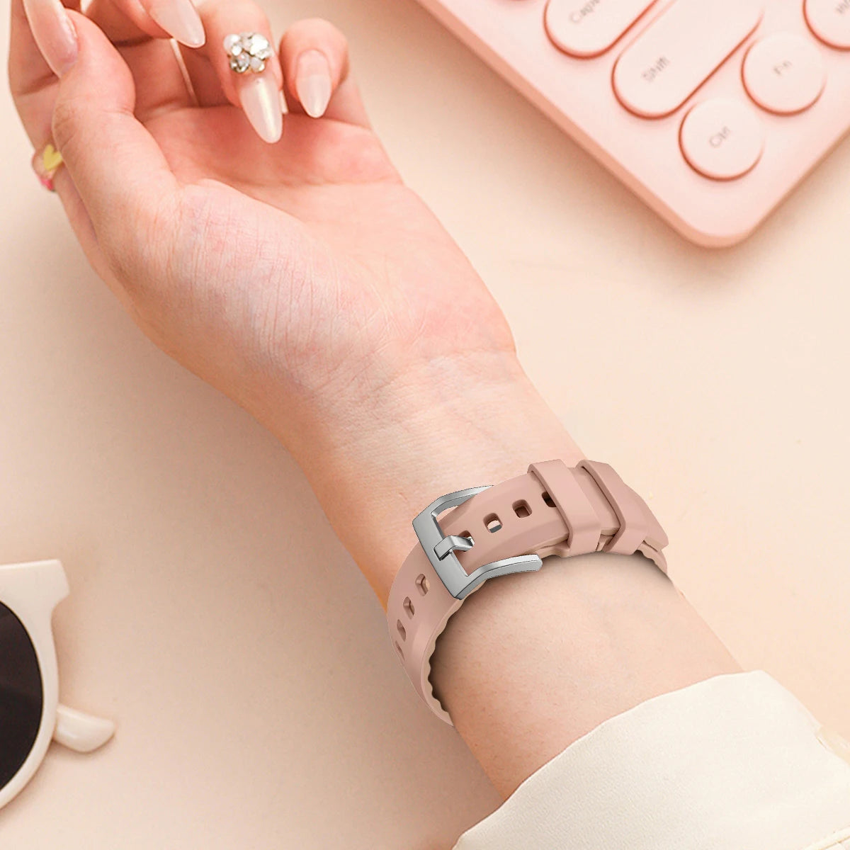 Silicone band for Apple Watch Ultra 2 49mm 45mm 44mm 42mm 41mm 40mm sport Outdoor band for Apple Watch Series 9 8 7 6 SE 5 band