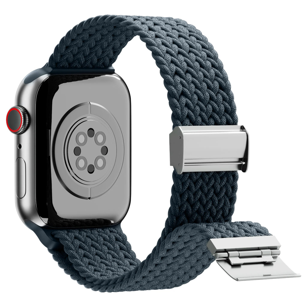 band For Apple Watch band 46mm 45mm 44mm 49mm 40mm 41mm 42mm Braided loop correa band Apple Watch Series 10 8 9 7 5 SE 6 4 Ultra