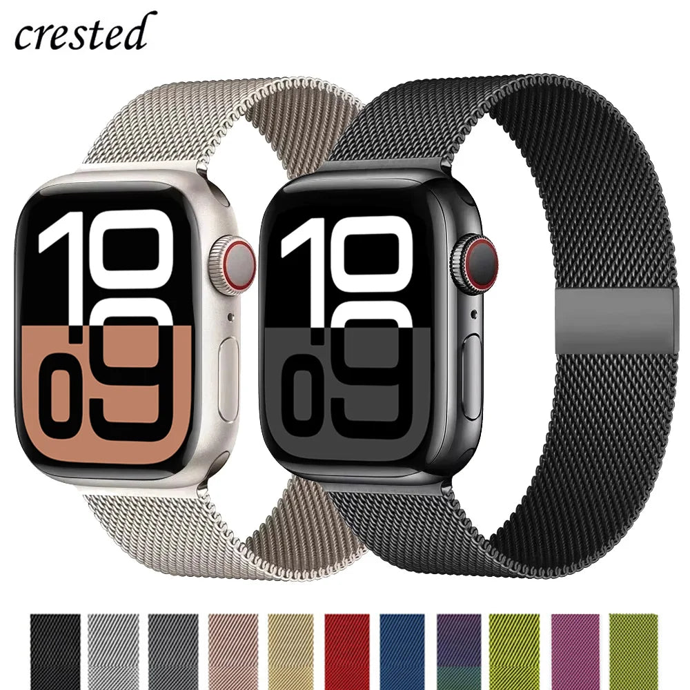 Magnetic band For Apple Watch band 44mm 40mm 45mm 46mm 49mm 42mm 41mm 38mm belt band Apple Watch Series 10 9 3 6 7 8 SE Ultra 2