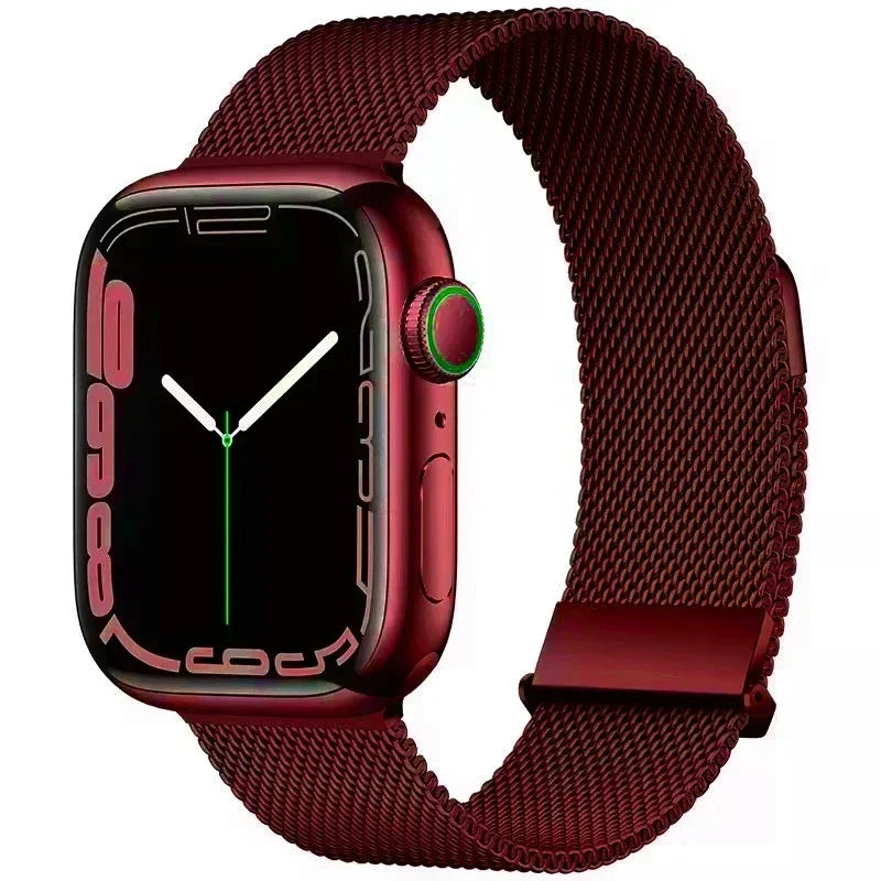 band For Apple Watch band 44mm 40mm 45mm 41mm 49mm 42mm 38mm correa milanese loop band Apple Watch Series 3 6 SE Ultra 2 7 8 9