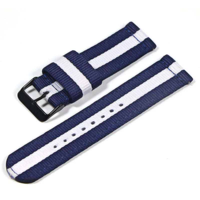 22mm Nylon watch strap For Samsung Galaxy watch 46mm 42mm Active2 Active1 Gear S3 frontier Sports nylon bang