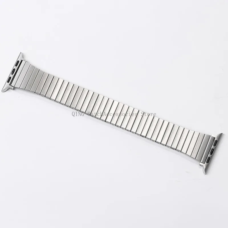 for Apple Watch band 40mm 44mm 45mm 41mm Slim metal Elastic Stretch watch band Bracele band for Apple Watch 7 6 SE 5 4 8 49mm 42mm 38mm