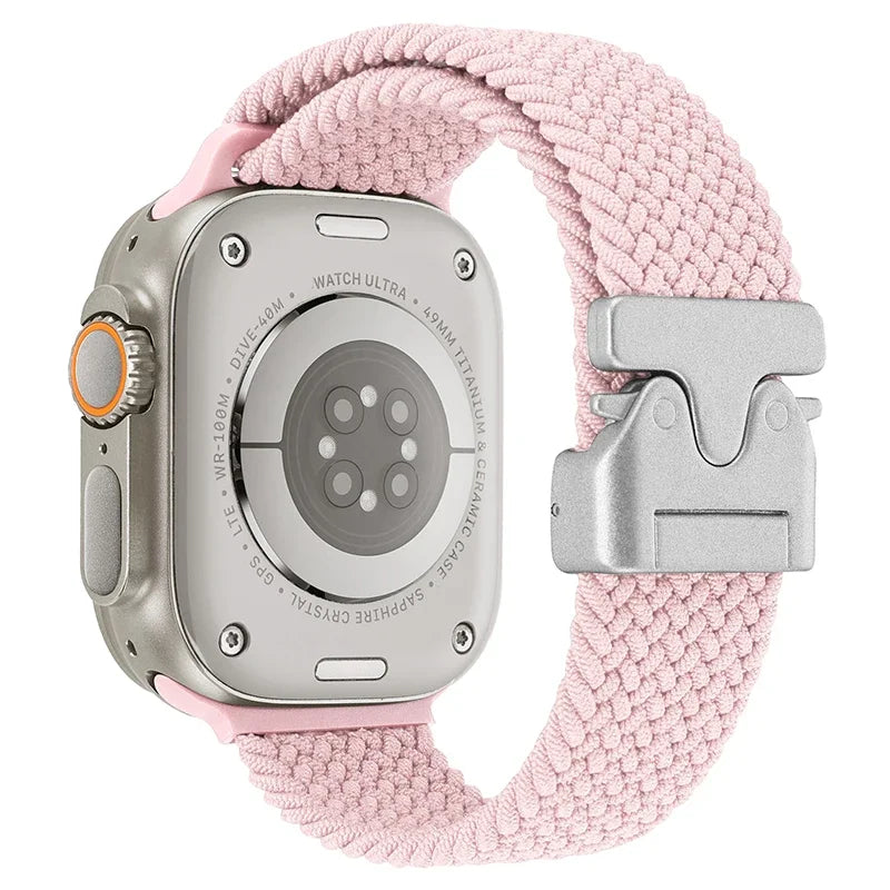 Parachute Nylon band For Apple Watch Ultra 2 11 10 9 8 7 6 5 4 SE Braided Durable Wristband Apple Watch 49mm 46mm 45mm 42mm 44mm 40mm 41mm