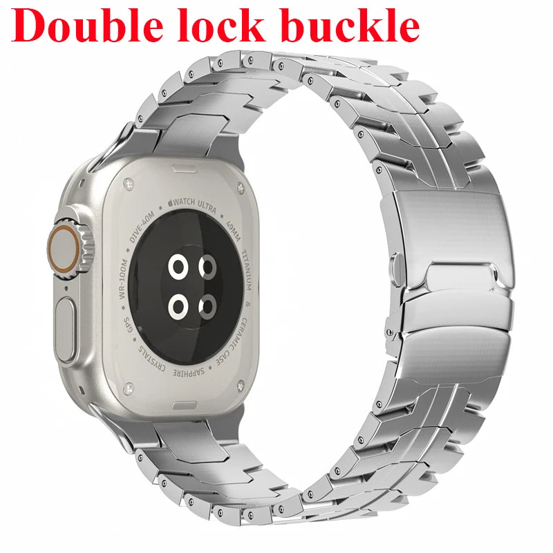 Stainless Steel band For Apple Watch Series 11 10 9 8 SE 3 46mm 45mm 42mm 44mm metal band For Apple Watch Ultra 3 2 1 49mm
