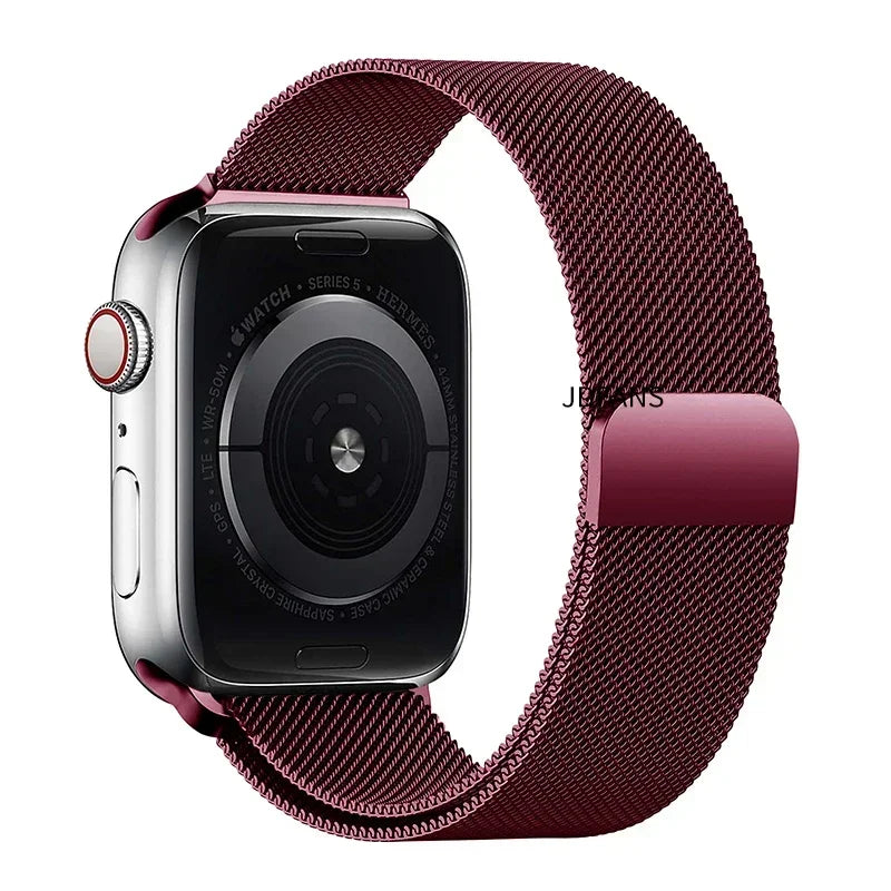 Milanese Loop for Apple Watch band 10 46mm 45mm 44mm 40mm 41mm 42mm 38mm 44mm band Ultra 2 49mm Apple Watch Series 9 8 7 6 SE 5 4 3