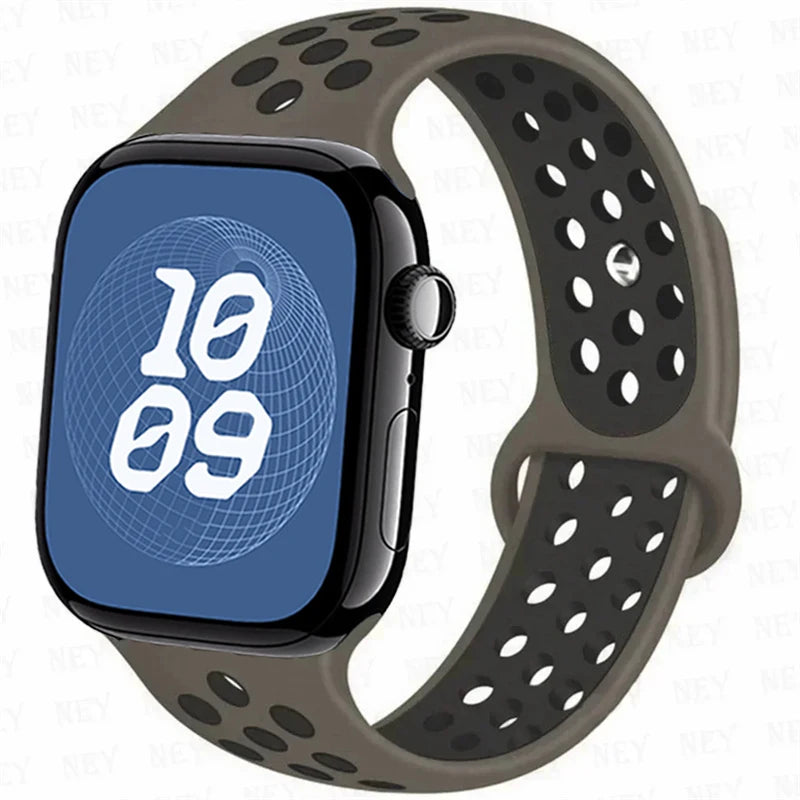 For Apple Watch 11 band S11 46mm 42mm 45mm 44mm 49mm 40mm 41mm Silicone band Sport band Apple Watch Series 10 8 7 6 5 9 SE Ultra3 2