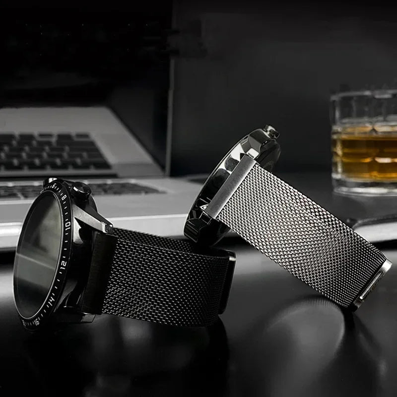 22mm 20mm band for Samsung Galaxy Watch 5-pro-6-4-Classic Milanese loop Metal magnetic starlight bracelet Huawei GT 4-3-2e strap