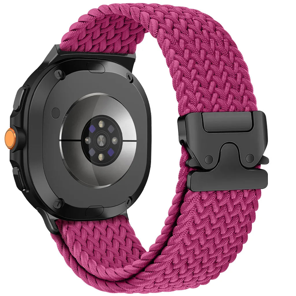 Parachute Buckle Elastic Nylon Strap for Samsung Galaxy Watch 8 40/44mm Luxury Band for Galaxy 8 Classic 46mm Sport Bracelet