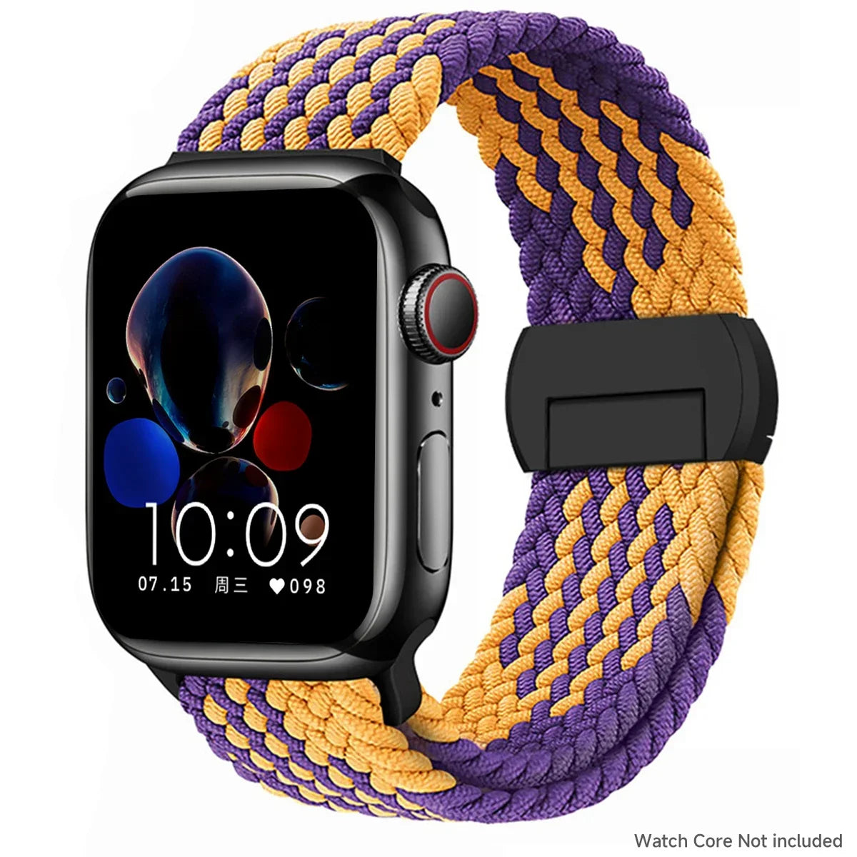 Braided band For Apple Watch band 44mm 40mm 45mm 49mm 41mm 38mm buckle band Apple Watch Series SE 10 9 8 7 6 Ultra 2 Magnetic Band