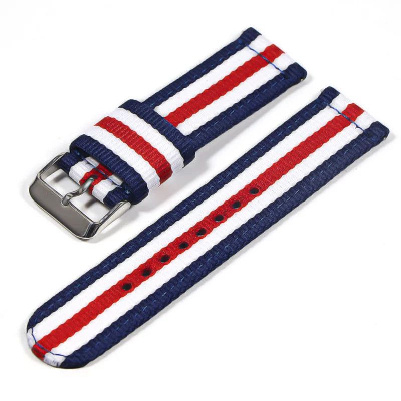 22mm Nylon watch strap For Samsung Galaxy watch 46mm 42mm Active2 Active1 Gear S3 frontier Sports nylon bang