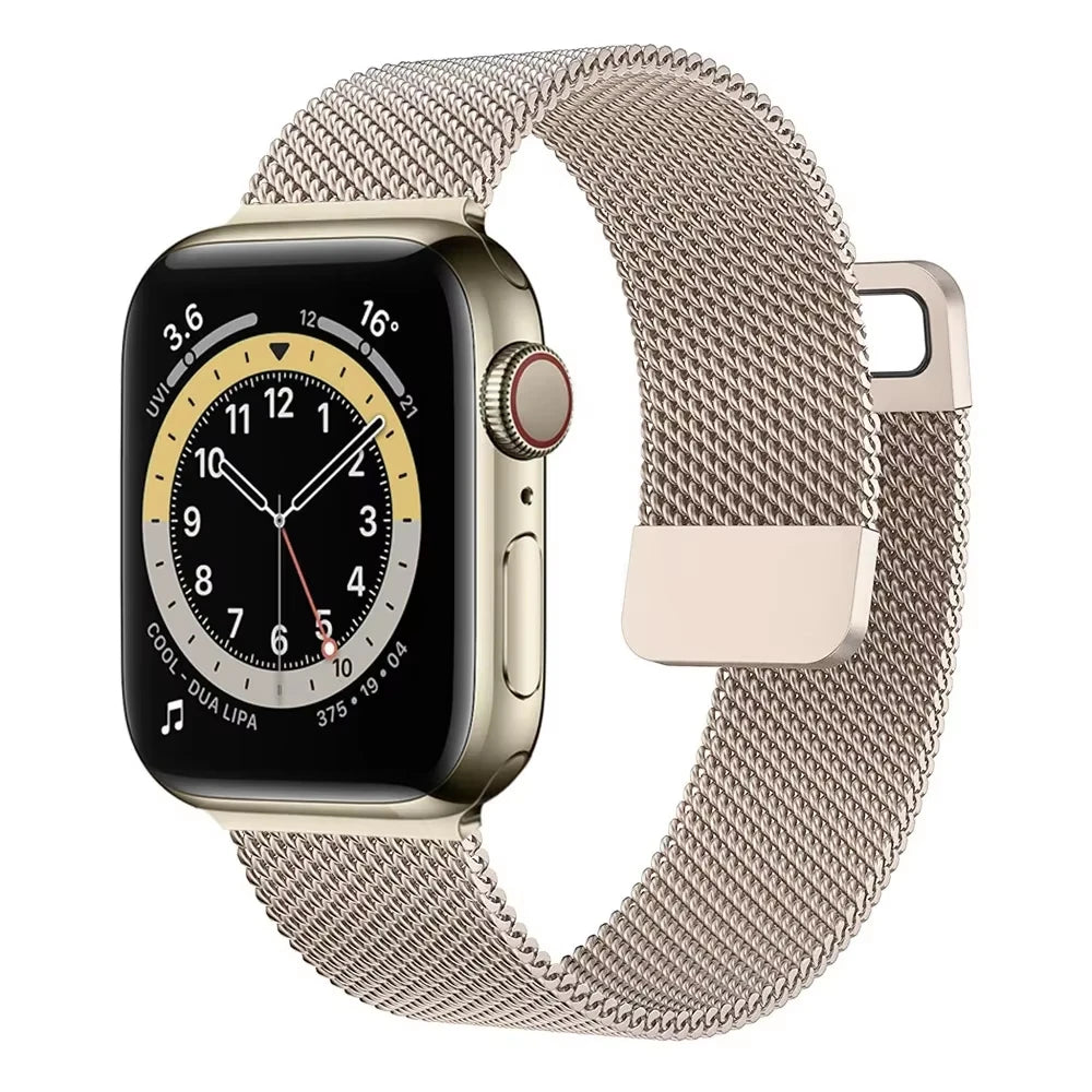 Milanese band For Apple Watch S10 46mm 42mm Ultra 2 49mm Magnetic band For Apple Watch Series 9 7 8 5 6 SE 44mm 45mm 41mm 40mm