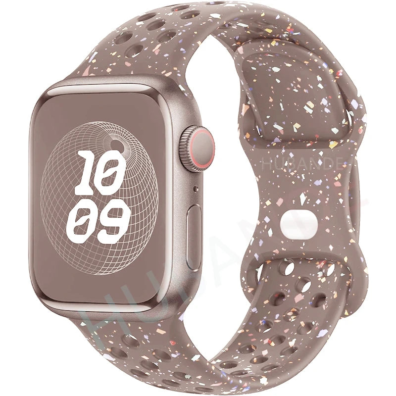 band For Apple Watch band 46mm 44mm 45mm 49mm 40mm 41mm 38mm 42mm correa Breathable band Apple Watch Series Ultra 11 10 9 8 SE 7 6