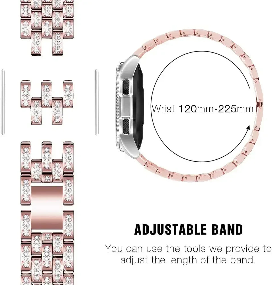 Diamond band+Case for Apple Watch band 40mm 44mm 41mm 45mm 42mm 46mm Women Jewelry metal Bling band Apple Watch SE 5 6 7 8 9 10