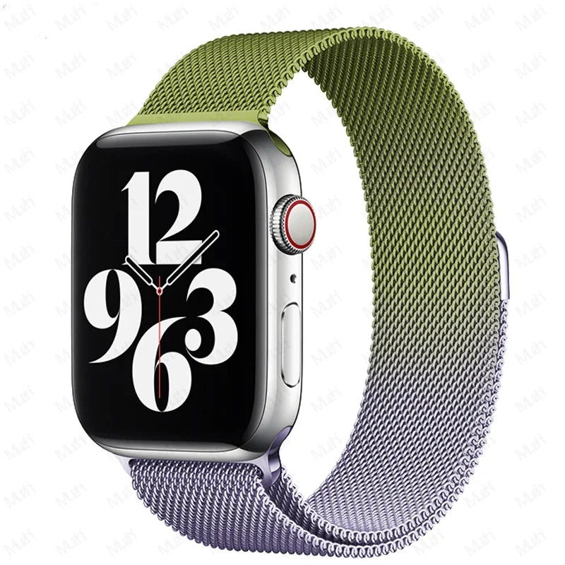 Milanese Loop for Apple Watch band 44mm 40mm 45mm 41mm 42mm 38mm 44mm band Ultra 2 49mm metal band Apple Watch Series 9 8 7 6 SE 5 4 3