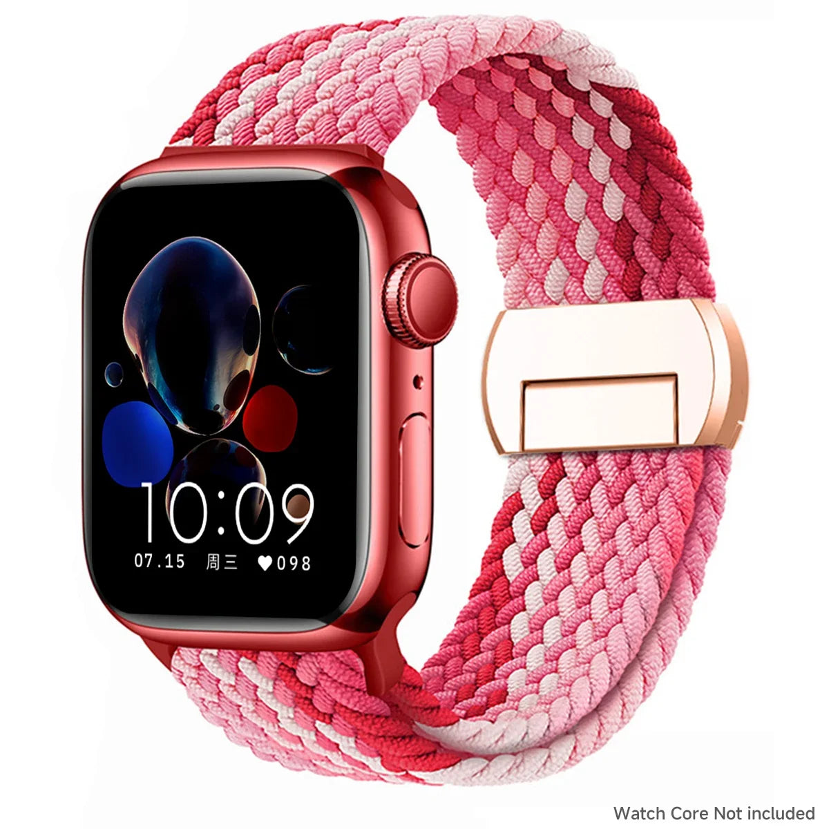 Braided band For Apple Watch band 44mm 40mm 45mm 49mm 41mm 38mm buckle band Apple Watch Series SE 10 9 8 7 6 Ultra 2 Magnetic Band