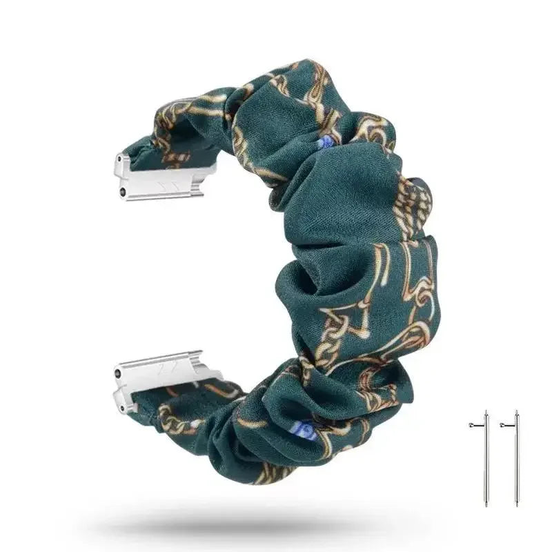 Elastic Nylon Loop Strap For Samsung Galaxy Watch 7 6 5 4 40mm 44mm Band Scrunchies Bracelet for Galaxy Watch 6 4Classic 43/47mm