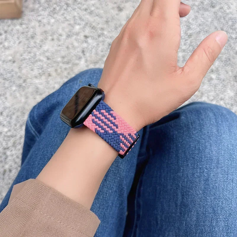 band for Apple Watch band Series 11 10 9 8 7 SE Ultra 3 49mm 46mm 42mm 44mm 45mm 40mm Braided band correa Apple Watch accessories