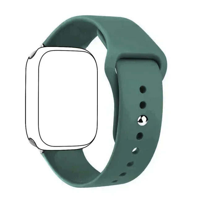 Silicone band For Apple Watch band 46mm 42mm 45mm 44mm 49mm 41mm 40mm 38mm band Apple Watch Series 10 9 8 Ultra 7 SE 3 4 6 Band