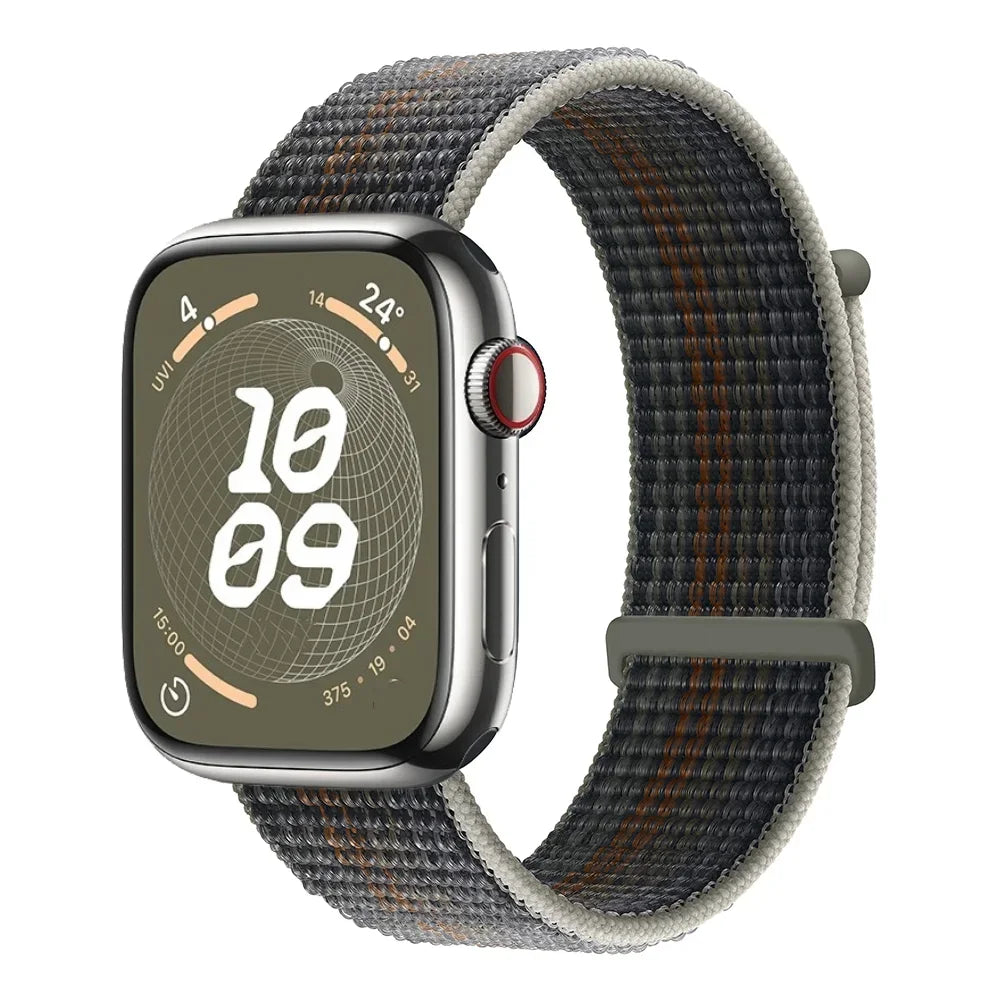 Nylon band For Apple Watch 11 10 9 8 7 45mm 41mm 42mm 46mm Ultra 3 2 1 49mm Adjustable band Apple Watch 6 5 4 SE3 44mm 40mm band