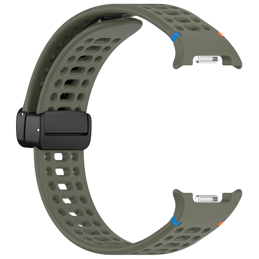 Air Hole Strap for Samsung Galaxy Watch 8 40mm 44mm Silicone Magnetic Buckle Wristband for Galaxy Watch 8 Classic Accessories