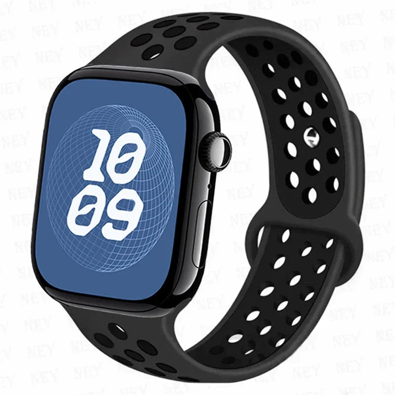 band For Apple Watch 10 46mm 42mm 45mm 41mm 44mm Ultra 2 3 49mm Sport Breathable band Apple Watch Series 11 8 7 6 4 5 9 SE 3 Band