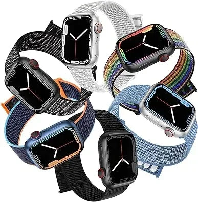 Nylon Loop band For Apple Watch 11 10 9 8 7 46mm 45mm 42mm 41mm Ultra 3 2 49mm Braided band Apple Watch 6 5 4 SE3 44mm 40mm Belt