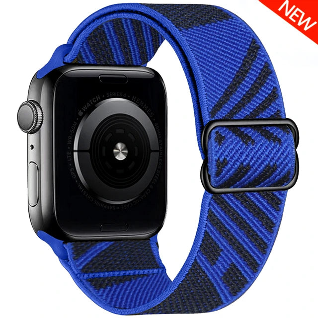 bands For Apple Watch band 44mm 49mm 45mm 41mm 40mm 38mm 42mm correa Adjustable Elastic band Apple Watch 8 SE 7 6 5 3 Ultra 49mm