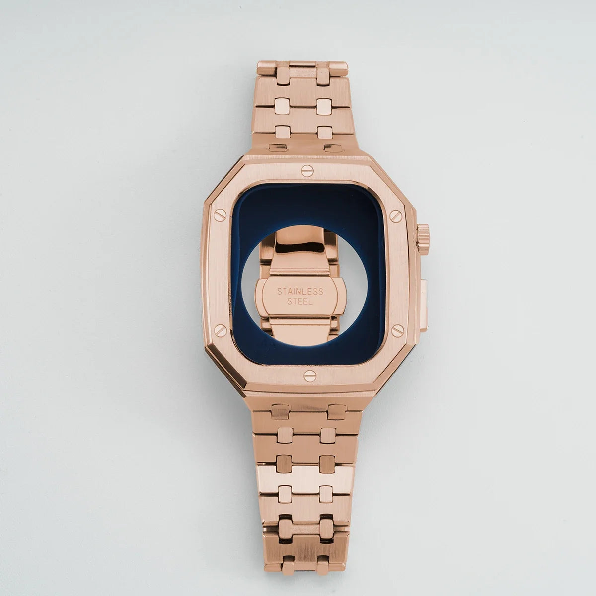 Luxury Stainless Steel Modification Mod Kit for Apple Watch 10 9 8 7 46mm 45mm 41mm metal Bezel Frame for Apple Watch Series 6 5 4 SE