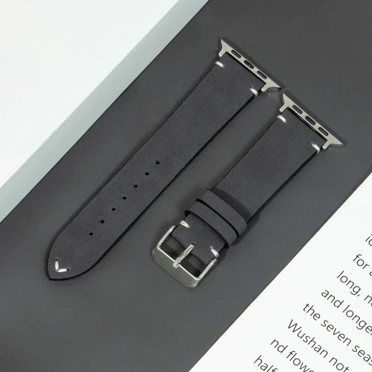 Leather band for Apple Watch band Ultra 2 49mm 46mm 42mm 45mm 44mm 42mm 40mm 41mm watch band for Apple Watch Series 10 9 8 7 6 SE 5 4