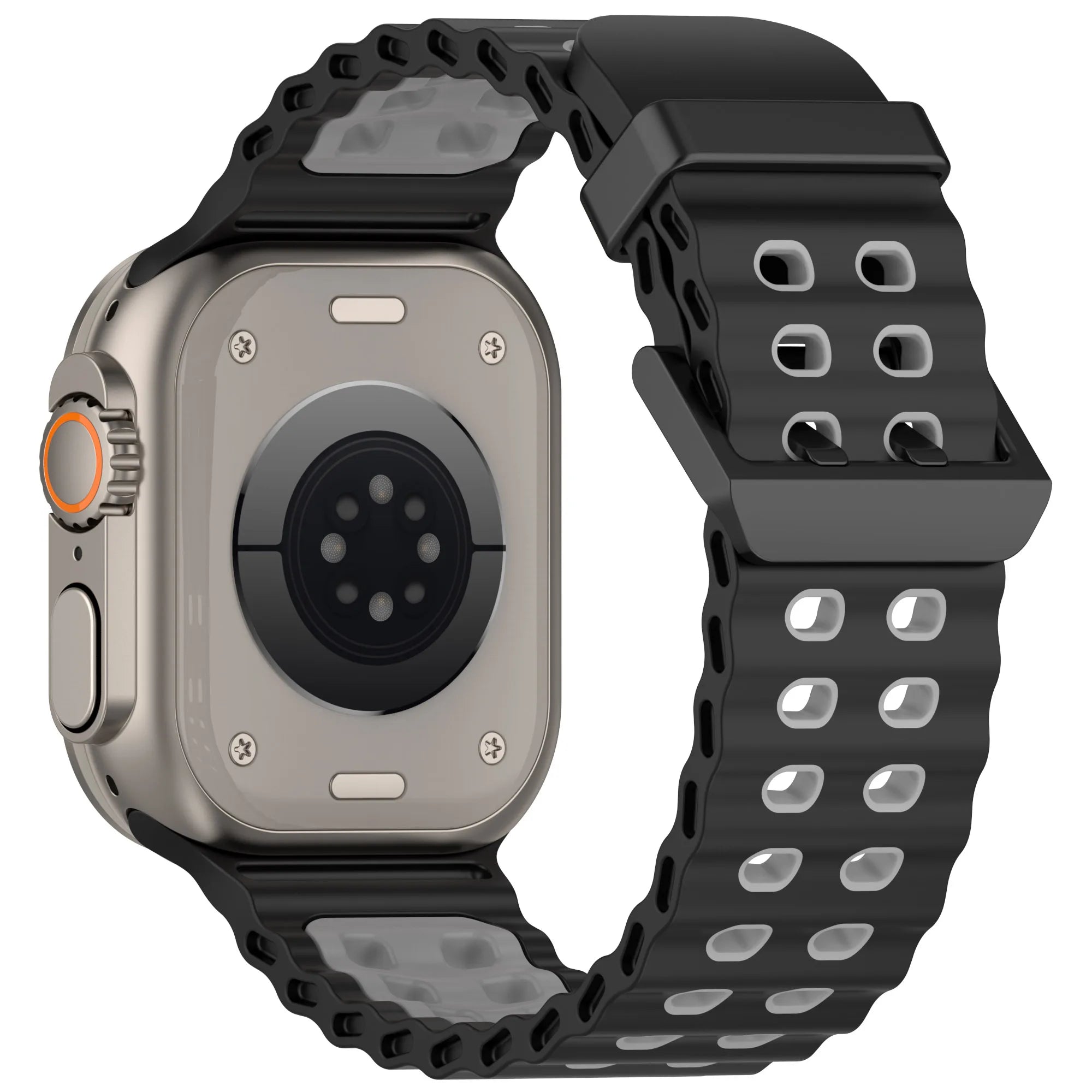 Ocean Silicone band for Apple Watch Ultra 3 2 1 49mm 11 10 46mm 9 8 7 45mm Breathable Matching Wristband Apple Watch 6 5 4 SE3 44mm