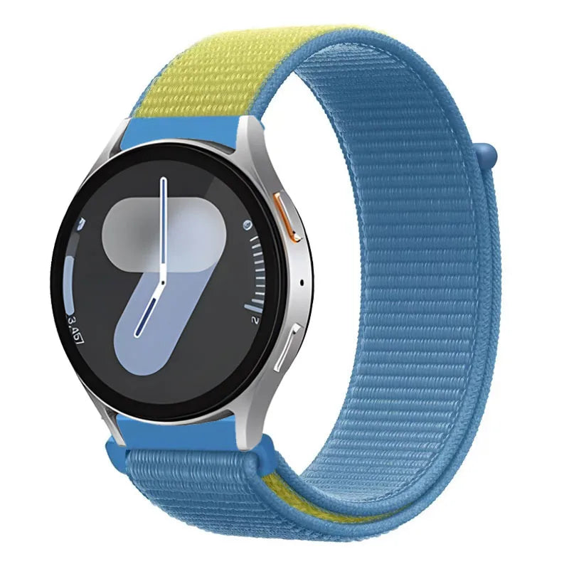 20mm 22mm Nylon Strap for Samsung Galaxy Watch 7/6/5/4 Huawei Watch 5/GT5/4/3 Pro 46mm Breathable Band for Garmin 970 965 955 55