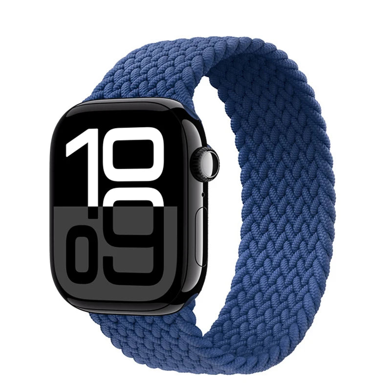 Braided loop band For Apple Watch band Ultra 3 2 49mm 44mm 41mm 40mm 42mm 46mm 45mm band Apple Watch Series 11 SE3 10 9 8 7 6 5