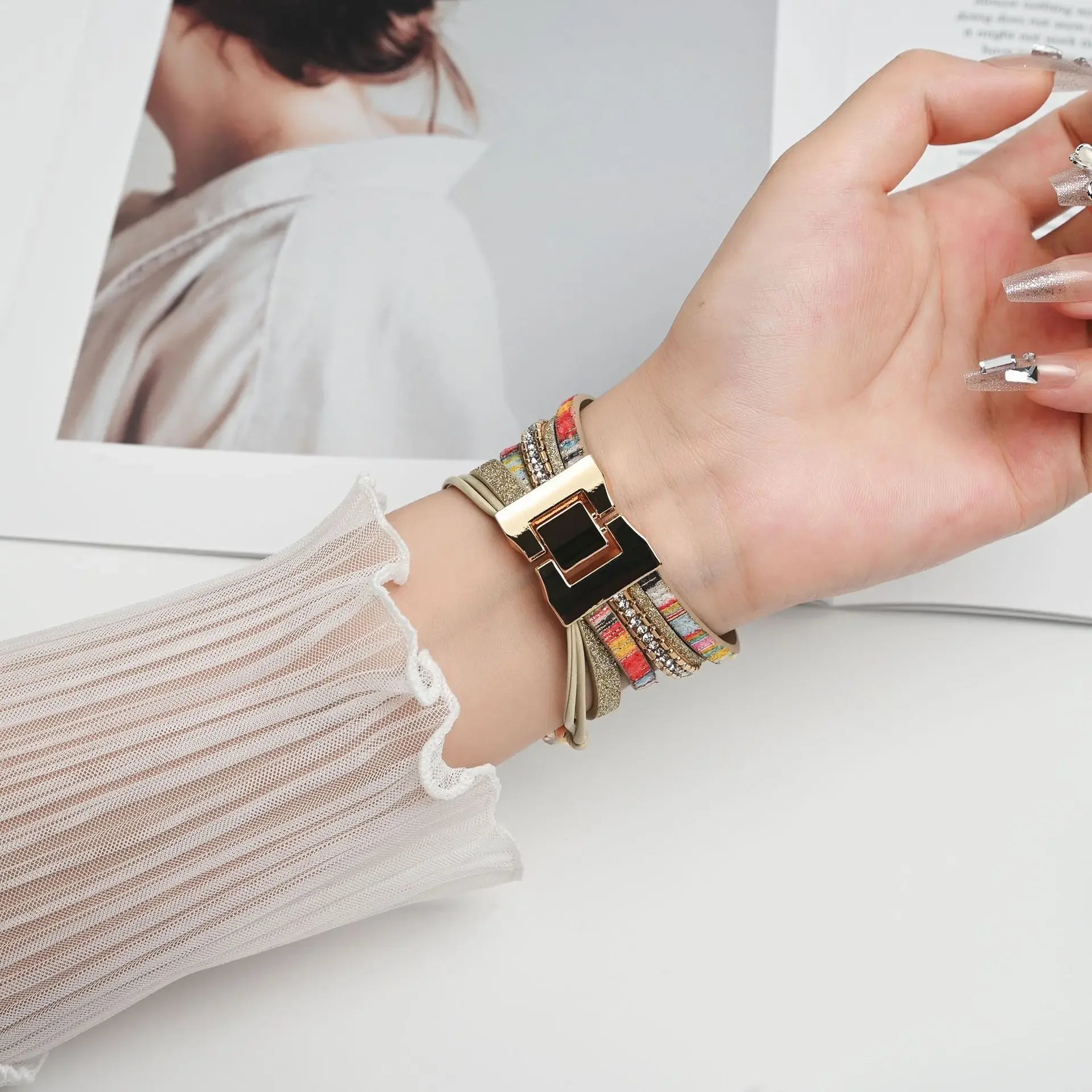 Nice Arrow band link For Apple Watch band Series 11 10 8 7 6 3 4 5 9 40mm 41mm 38mm 42mm 44mm 45mm 46mm band