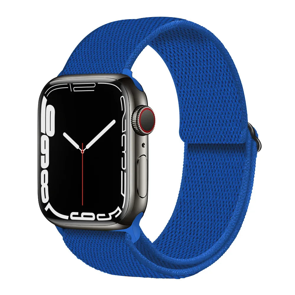 Nylon Loop band for Apple Watch band 45mm 44mm 42mm 40mm 41mm 46mm band Apple Watch Series 11 10 9 8 7 6 5 SE Ultra 3 49mm band