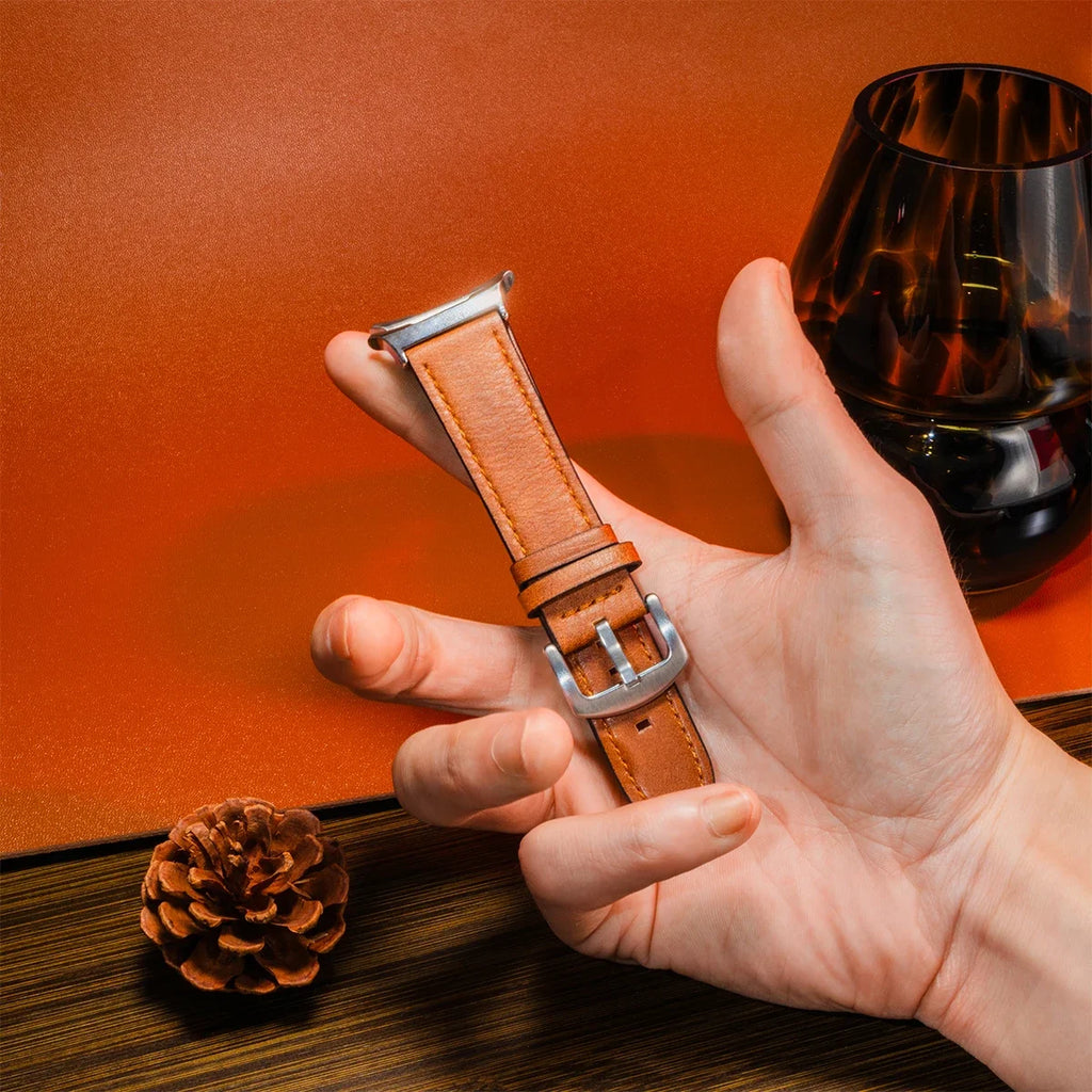 No Gaps Leather Strap for Samsung Galaxy Watch Ultra 47mm Wristband Bracelet for Galaxy Watch 7 Ultra 47mm Quick Business Band