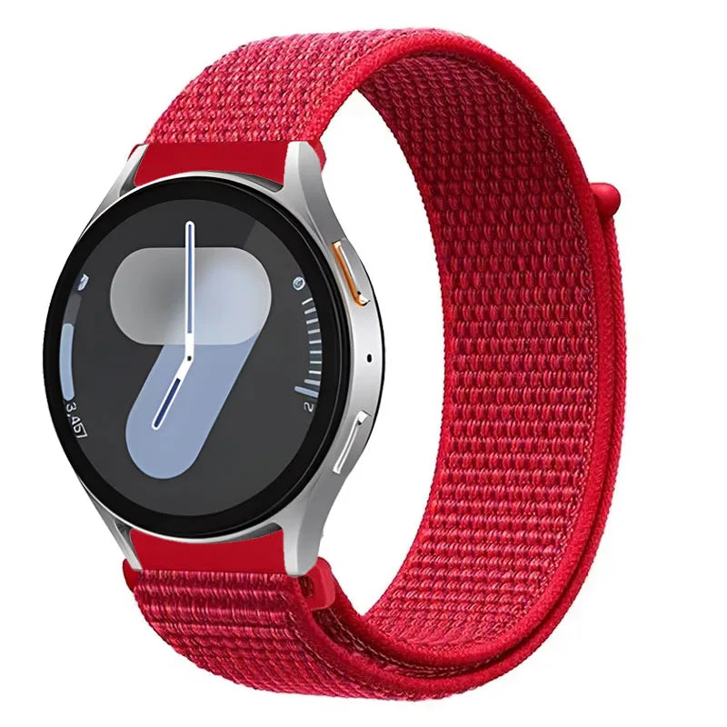 20mm 22mm Nylon Strap for Samsung Galaxy Watch 7/6/5/4 Huawei Watch 5/GT5/4/3 Pro 46mm Breathable Band for Garmin 970 965 955 55